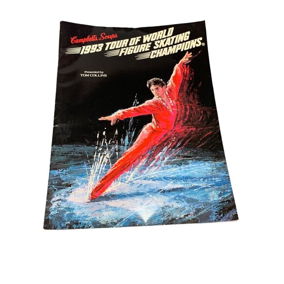 1993 Tour of World Figure Skating Champions Souvenir Book Program Campbells Soup - Picture 1 of 7